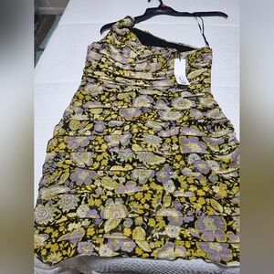 Zara one shoulder dress